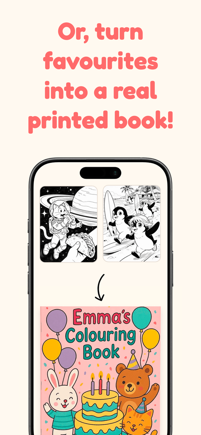 Crayon Dreaming app showing style selection